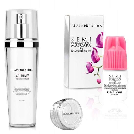 Black Lashes Zestaw Semi Permanent Mascara