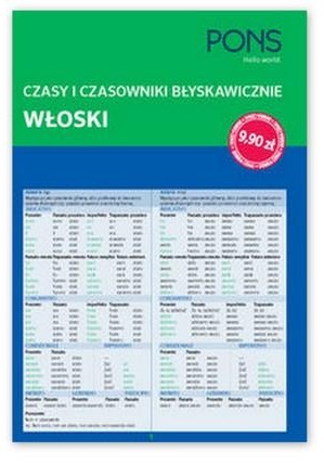 WŁOSKI CZASY I CZASOWNIKI BŁYSKAWICZNIE NOWOŚĆ