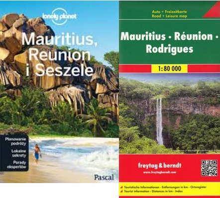 Mauritius, Reunion i Seszele Lonely Planet + mapa