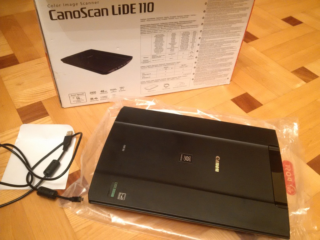 Canon CanoSan LIDE 110 - nowy skaner USB