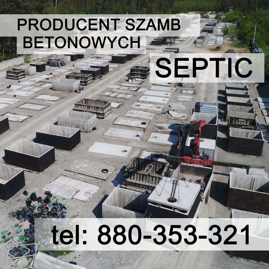 SZAMBA BETONOWE 4-12m3 KONSTANCIN-JEZIORNA, SEPTIC