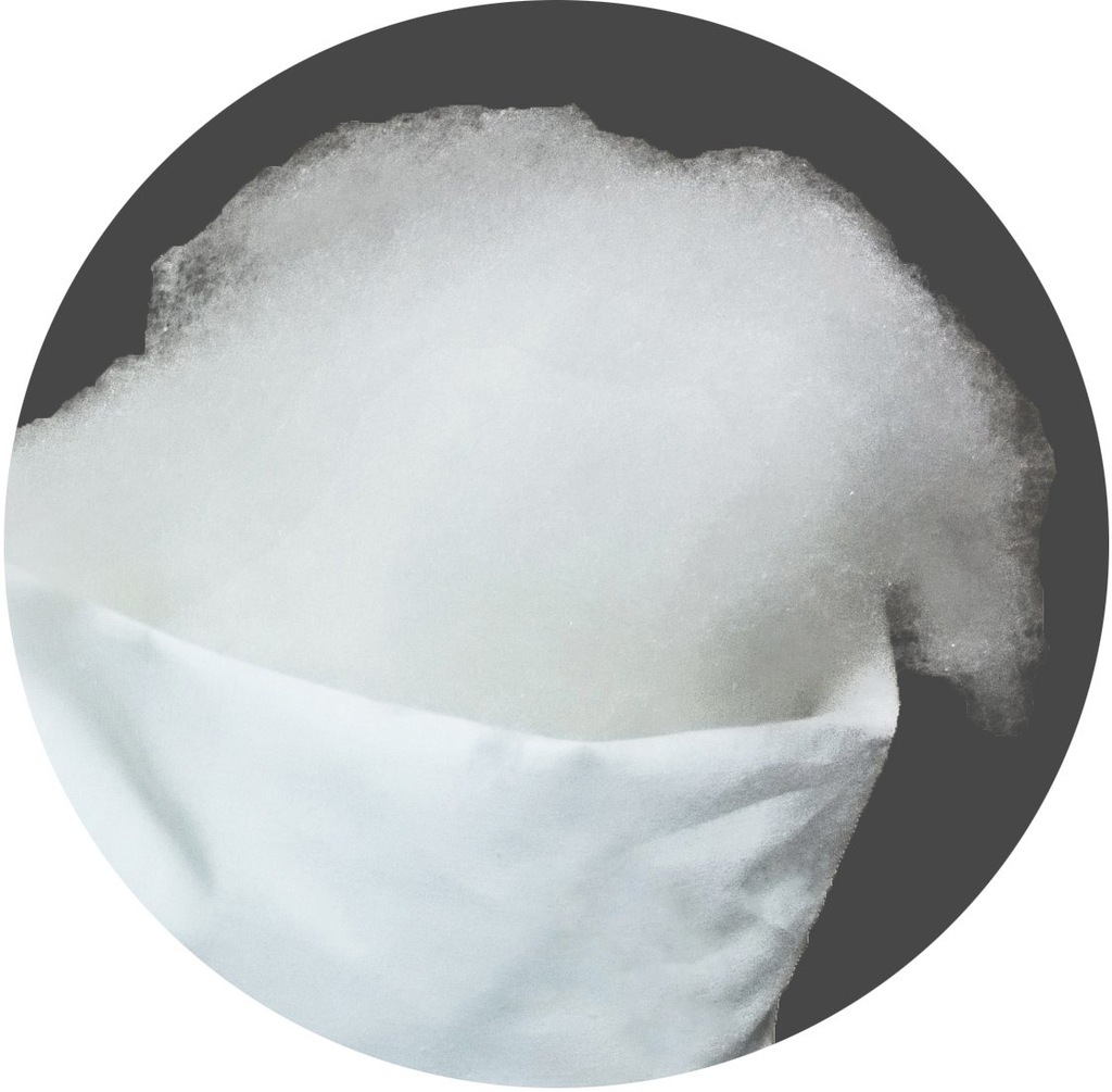 Wypełnienie do poduszek - włókno silikonowe 1kg