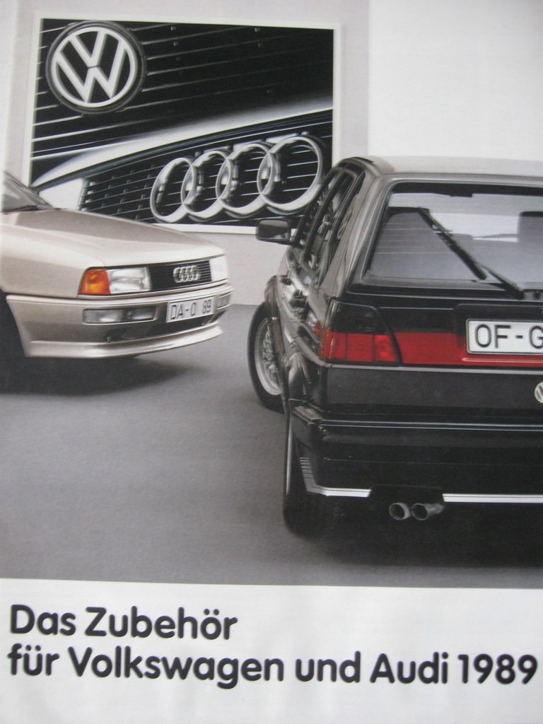 Prospekt VW Volkswagen POLO JETTA AUDI Tuning 1988
