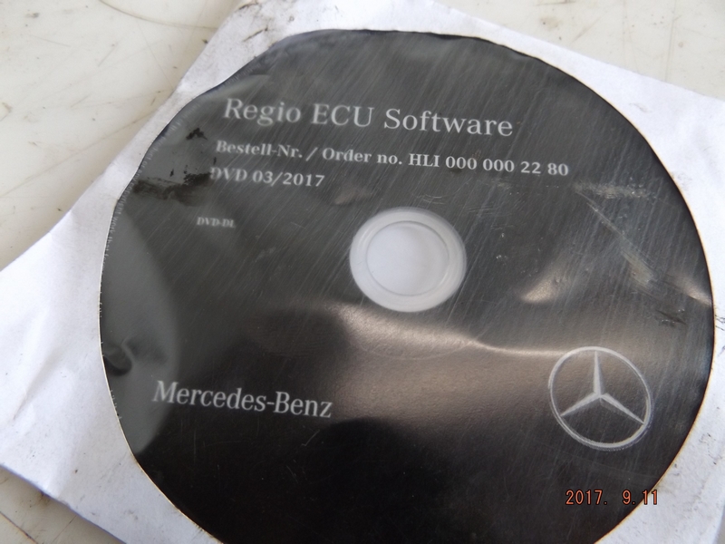 PŁYTA REGIO ECU SOFTWARE MERCEDES 03/2017