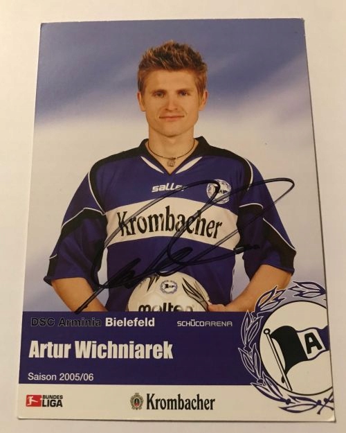Artur Wichniarek Arminia Bielefeld autograf 05/06
