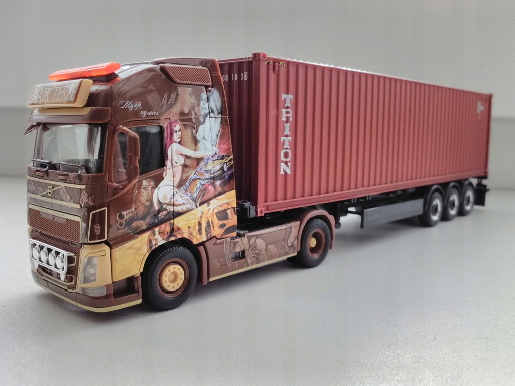 HERPA MAIK TERPE VOLVO FH +NACZEPA 40/45FT TRITON