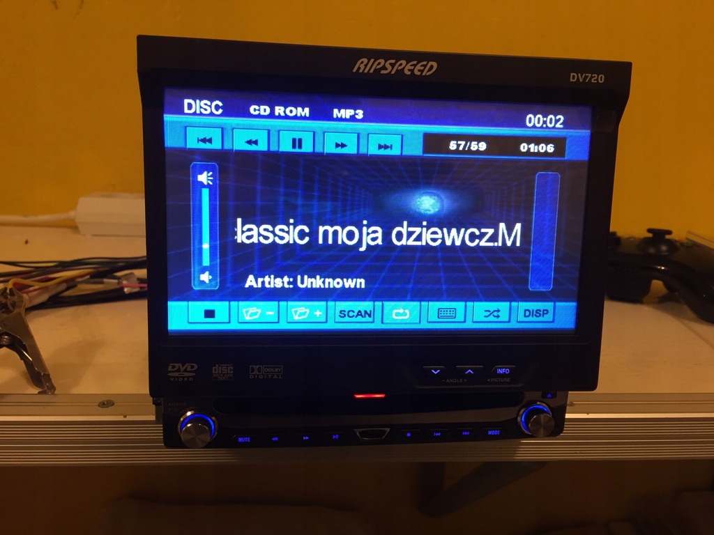 RADIO RIPSPEED DV720 CD/DVD FV23%