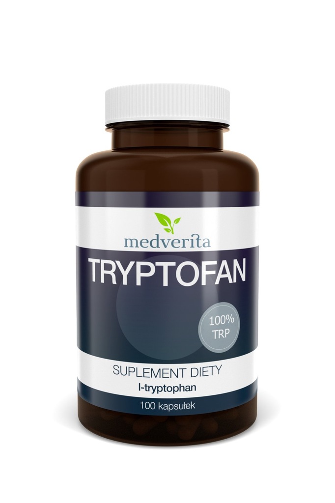 TRYPTOFAN Ltryptofan 5HTP 100 kapsułek MOCNY !!! 7132291015