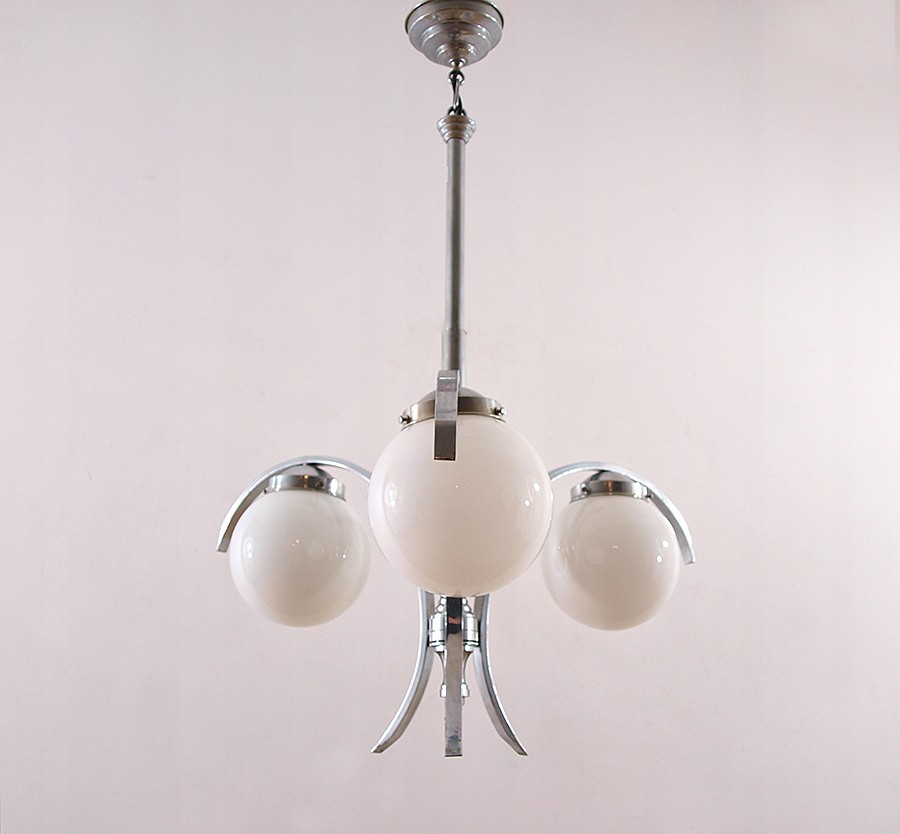ŻYRANDOL LAMPA ART DECO ORYGINAŁ ANTYK 1920, RATY!