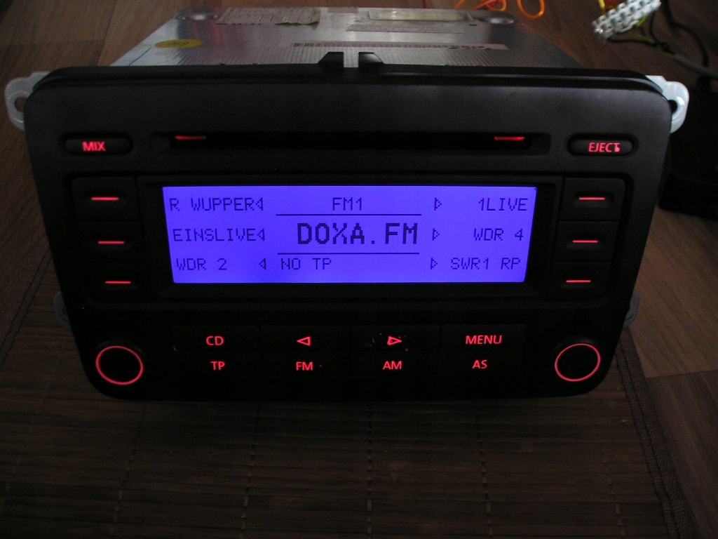 Radio VW RCD 300 Touran Golf Passat Tiguan Caddy