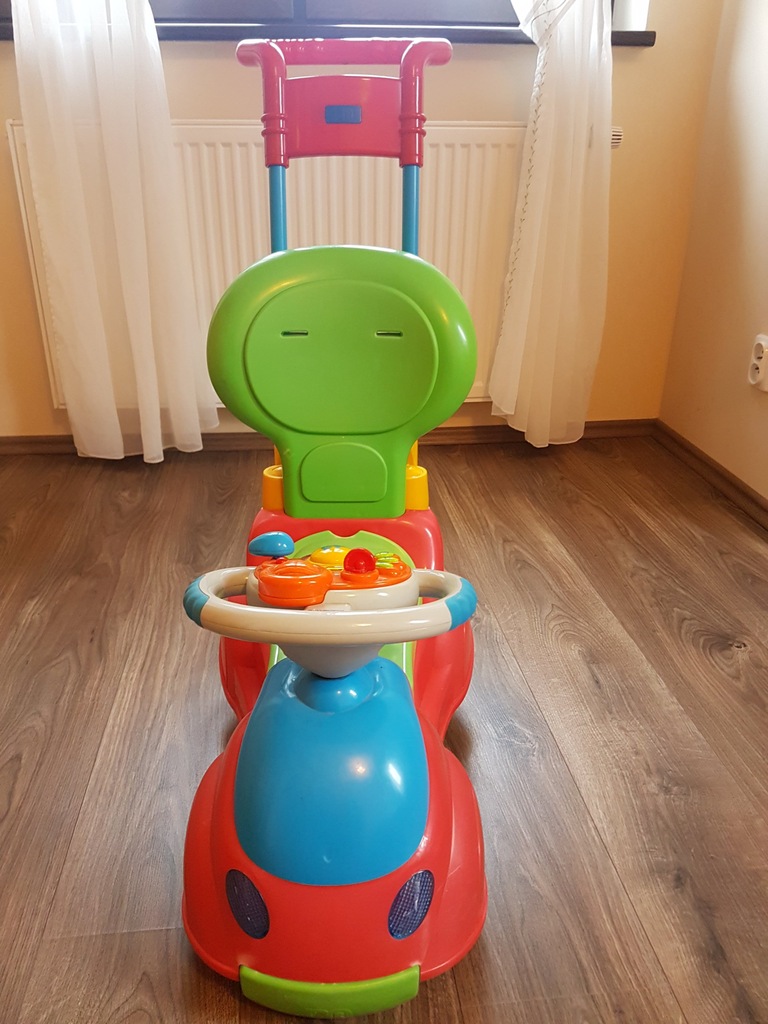MOTHERCARE samochodzik jeździk pchacz chodzik 4 w