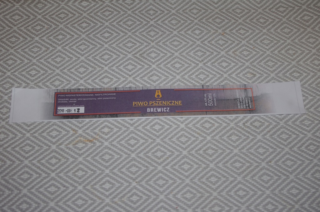 BROWAR BREWICZ PIWO PSZENICZNE