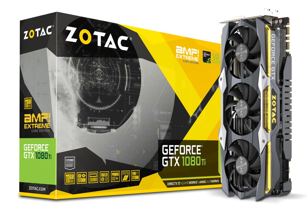 ZOTAC GeForce GTX 1080 Ti AMP! Extreme Core 11GB