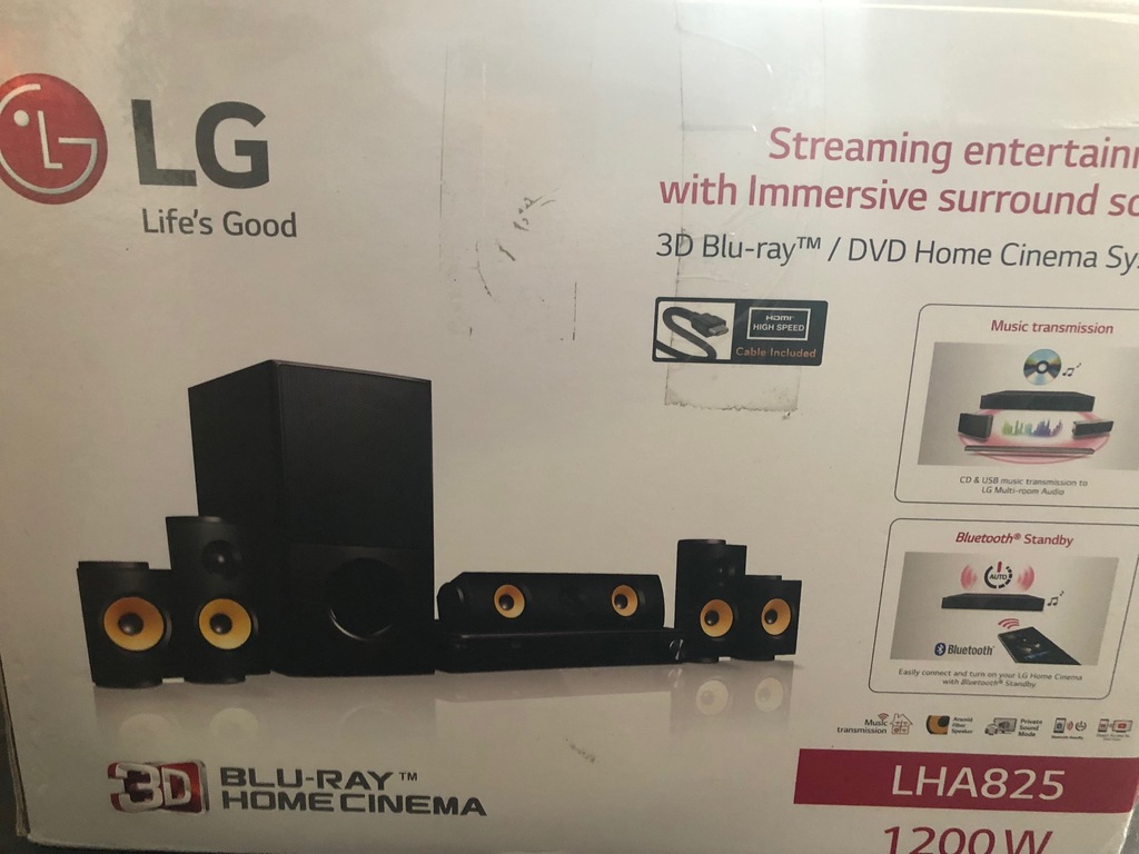 Kino Domowe LG LHA825 1000W