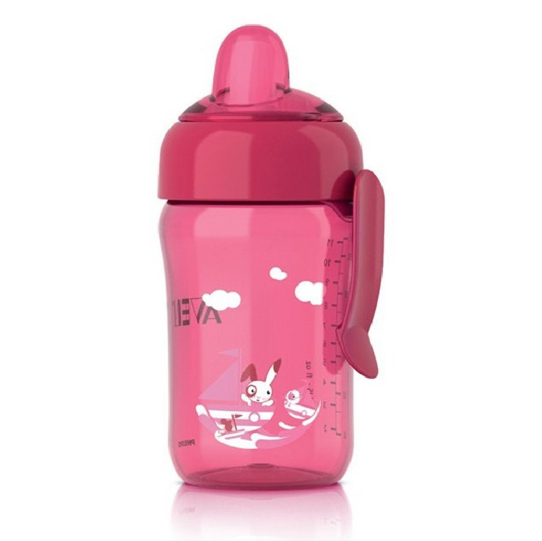 AVENT KUBEK NIEKAPEK 340ml 18m+ BUTELKA RÓŻOWY