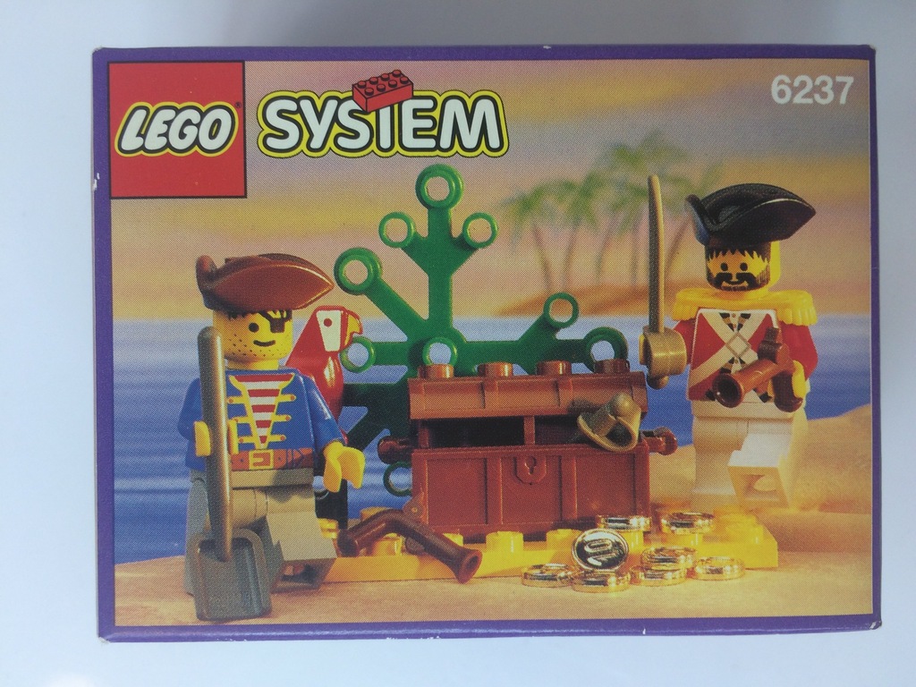 Lego Piraci 6237 Pirates Plunder Pirates NOWY 1993 - 7168098794 - oficjalne  archiwum Allegro