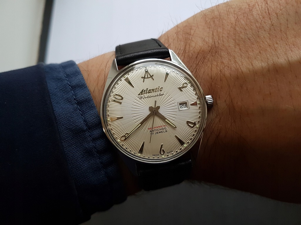 ATLANTIC WORLDMASTER ART DECO mechanical antichoc