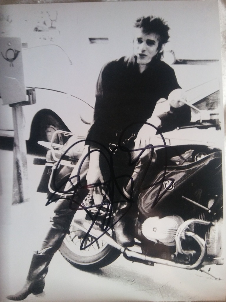 Blixa Bargeld EINSTURZENDE NEUBAUTEN - autograf