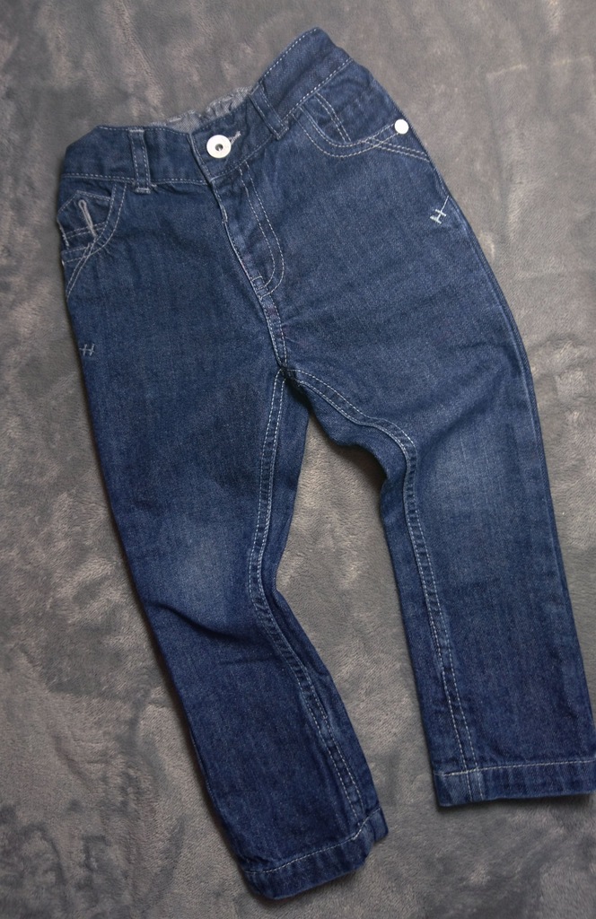 GEORGE jeansy wąskie 1,5-2 86-92