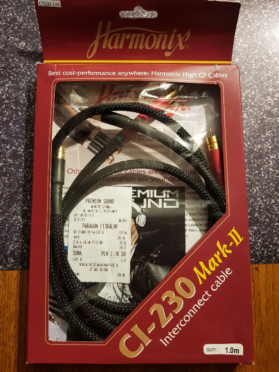 HARMONIX CI 230 mk2  interkonekt RCA 1.0m