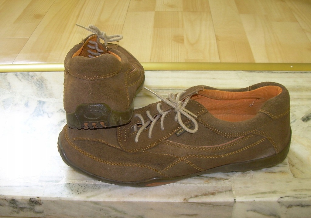 GIAN CARLO brązowe wygodne skórzane buty r. 45