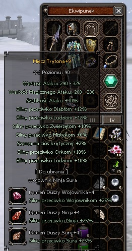 Miecz Trytona+9 Metin2 Serwer Wetar