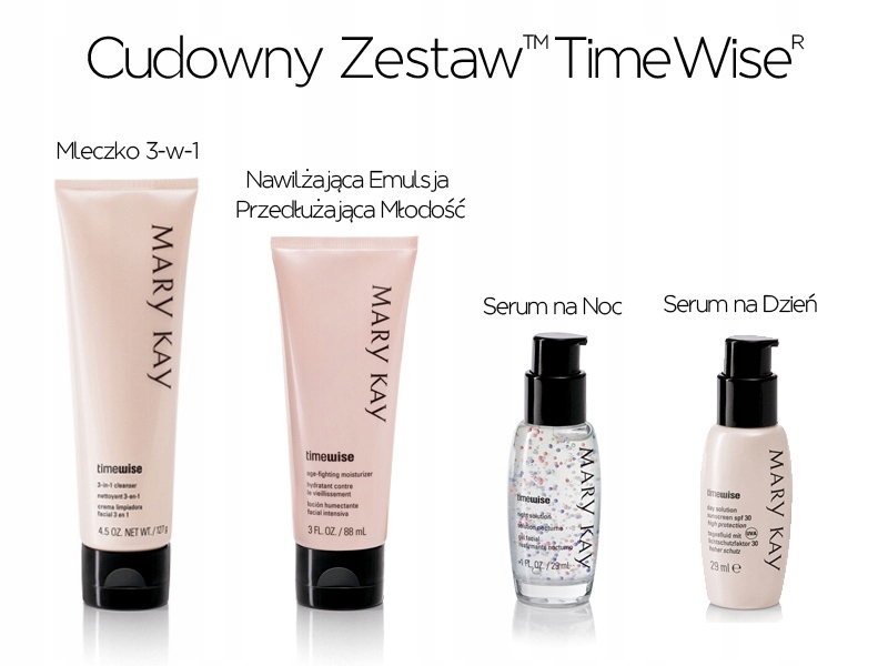 Mary Kay Płyn Cudowny Zestaw TimeWise norm/sucha
