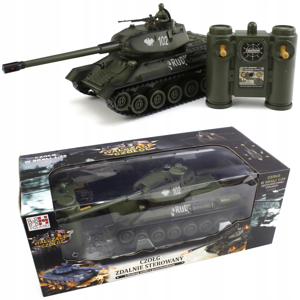 Czołg Zdalnie Sterowany Rudy 102 T-34 RC Pilot