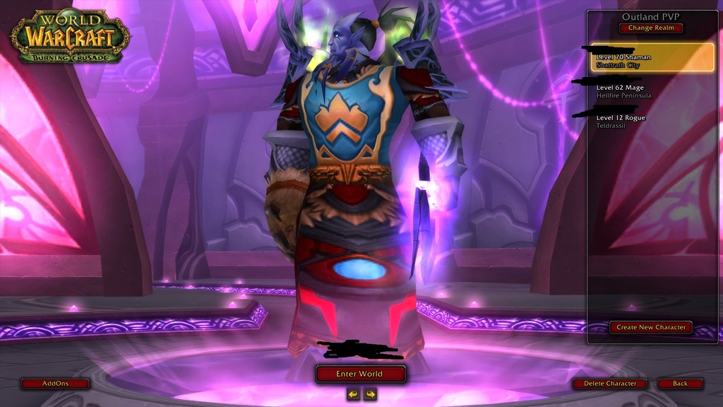 WoW Warmane Outland Shaman Enh/Ele/Resto