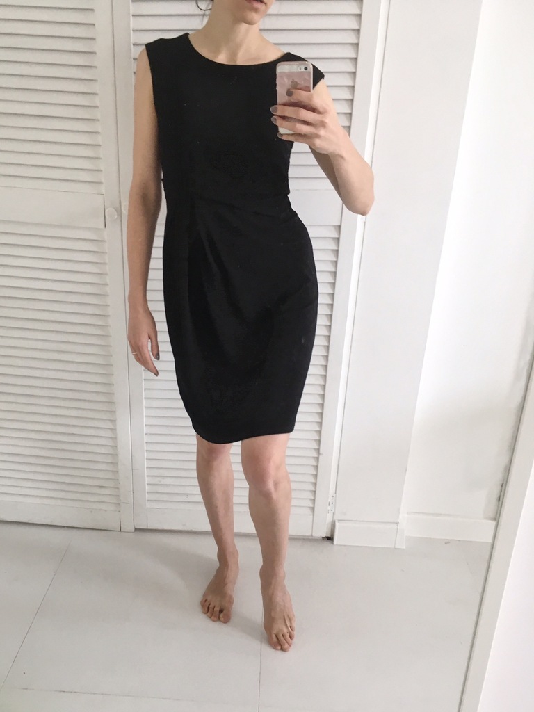 Sukienka dzienna koktajlowa DKNY Donna Karan XS S