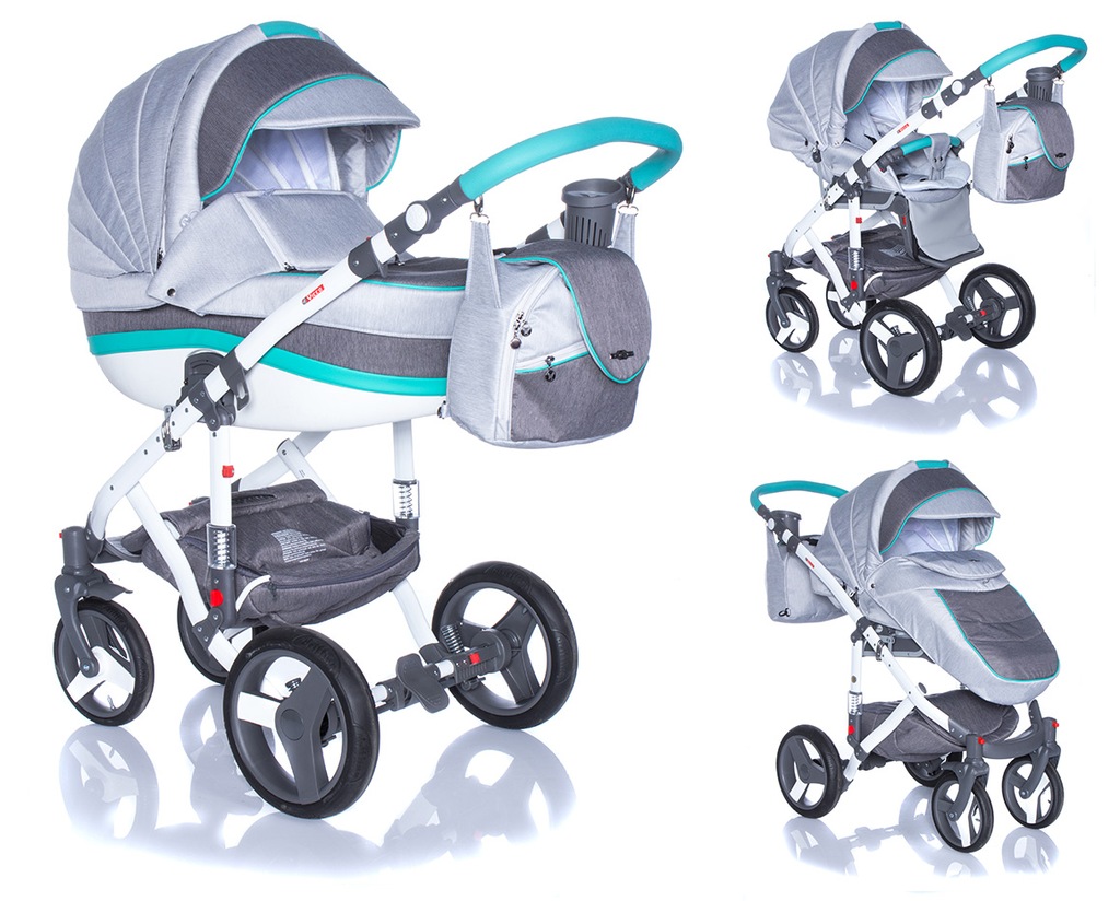 WÓZEK ADAMEX VICCO R9 3W1 + CYBEX ATON 5