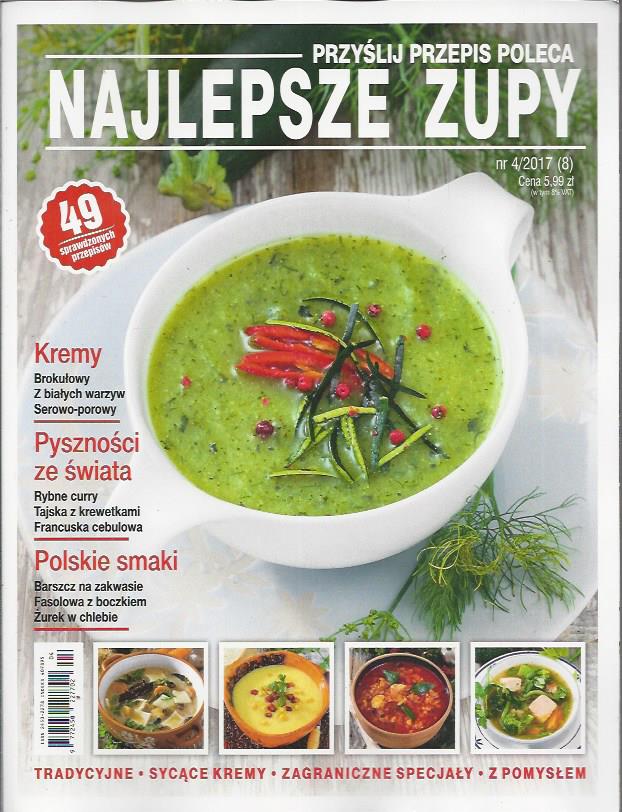 NAJLEPSZE ZUPY Przyślij przepis poleca nr 4/2017