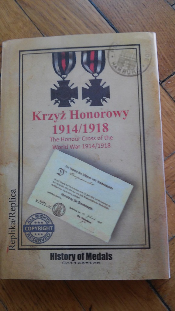 Krzyż Honorowy 1914/1918 W ETUI i RAMCE