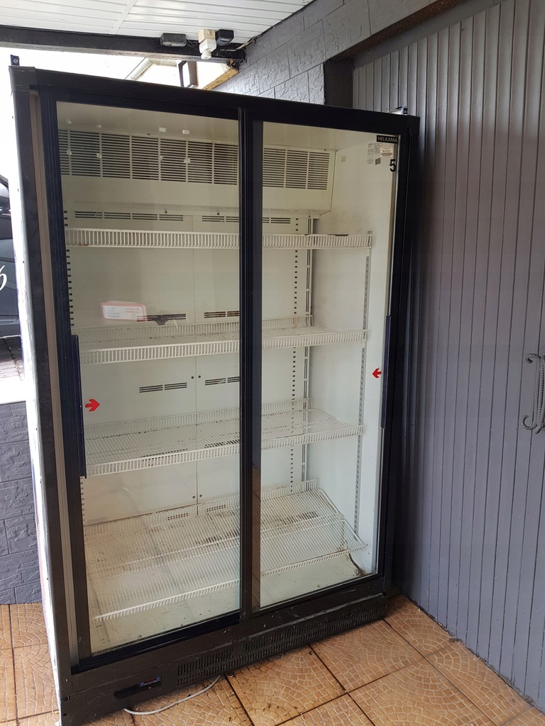 Szafa chłodnicza lodówka 120cm przesuwne drzwi