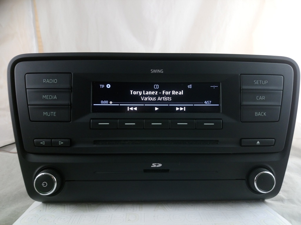 RADIO CD SKODA SWING OCTAVIA III POLSKIE MENU SD