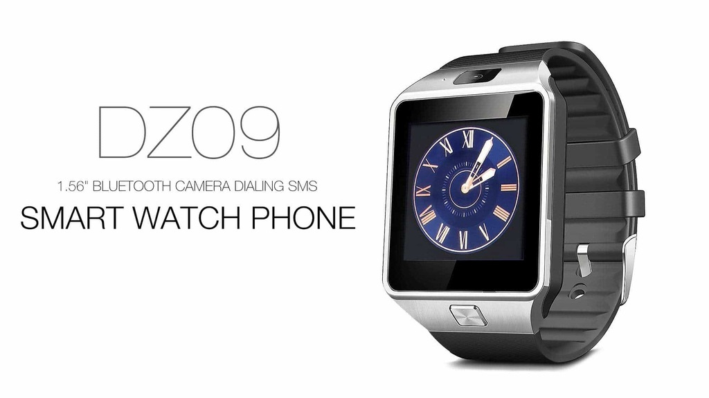 Zegarek smartwatch DZ09 czarny bądź biały PL