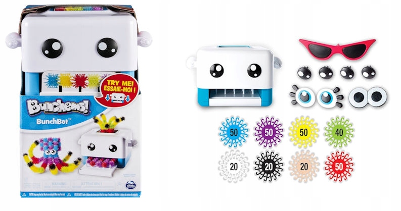 BUNCHEMS RZEPY DRUKARKA FIGUREK 3D MASZYNKA SPIN
