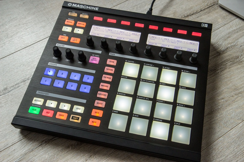 NI Maschine MK1 kontroler MIDI, LED Mod 7140330789 oficjalne