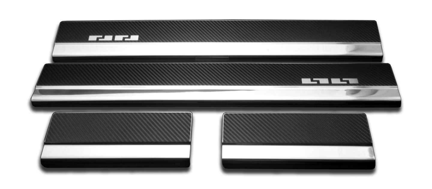 SIDE MOLDINGS FENDER FLARES SKODA OCTAVIA RAPID CARBON