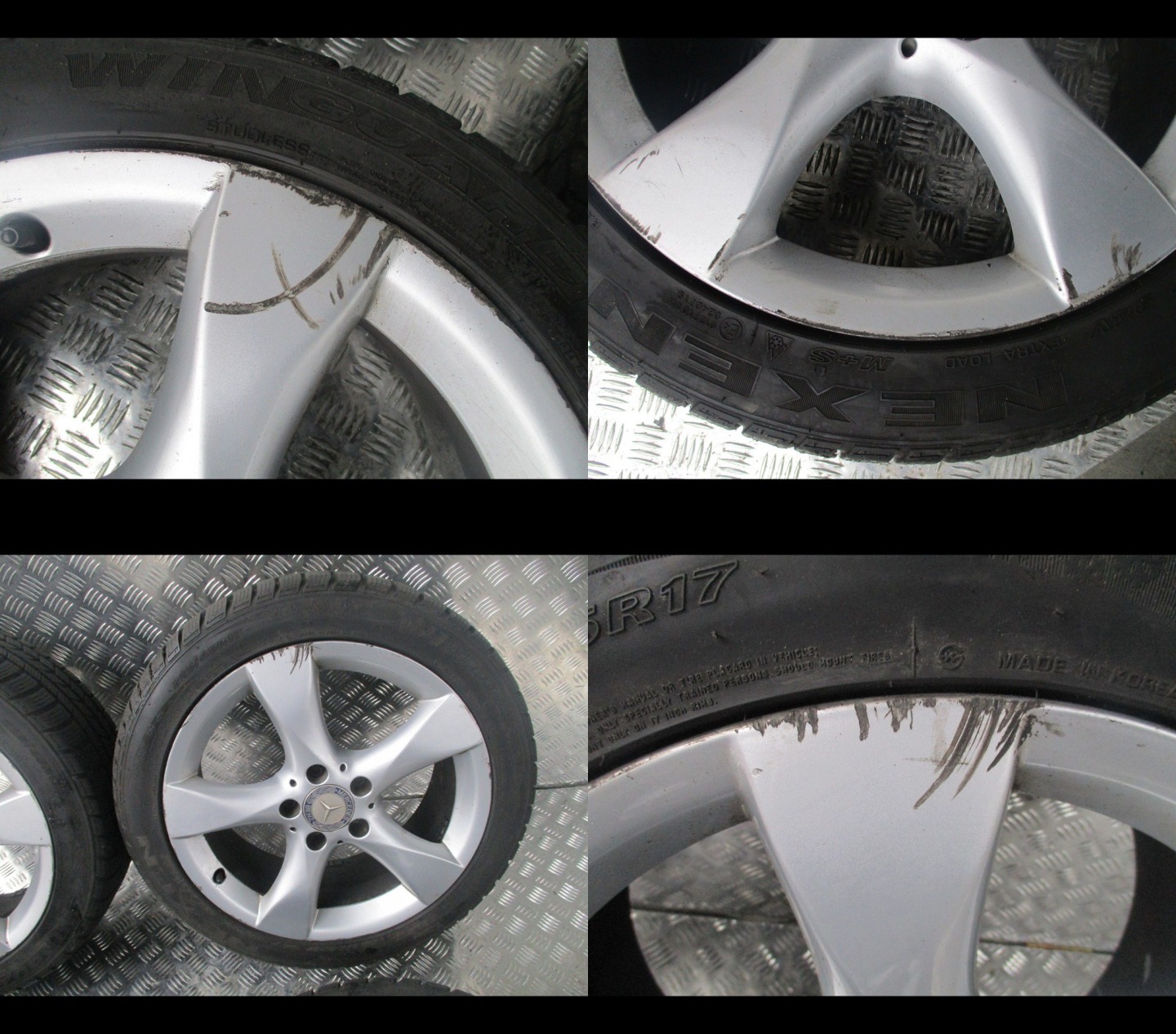 wheels discs tyres Mercedes B Klasa 246 W246 R17 7MM