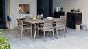 Záhradný stôl MOREBOLT | cappuccino Tvar stola oválny