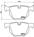 DISCS I PADS BREMBO REAR BMW 5 E60 E61 XDRIVE photo 3 - milautoparts-fr.ukrlive.com