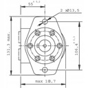 MOTEUR HYDRAULIQUE ORBITALNY BMP100 SMP100 FI-25M photo 8 - milautoparts-fr.ukrlive.com