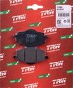 ТОРМОЗНЫЕ КОЛОДКИ TRW YAMAHA DT 125 1986-2007 ПЕРЕДНИЕ