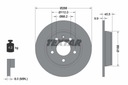 DISQUES SABOTS DE FREIN TEXTAR ARRIÈRE - SEAT ALHAMBRA 268MM photo 2 - milautoparts-fr.ukrlive.com