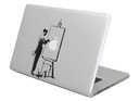 Nálepka na Macbook Apple MacBook Banksy stojan Výrobca Sticky Tape Company