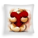 ПОДУШКА ЛЮБОВЬ НА ДЕНЬ ВАЛЕНТИНА-12 СЛАДКИЙ МИШКА 50Х50