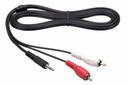 Кабель 1x Mini JACK 3,5 мм M — 2x RCA M 1,5 м. ВИВАНКО