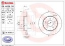 DISCS PADS BREMBO REAR - FORD C-MAX 265MM photo 2 - milautoparts-fr.ukrlive.com