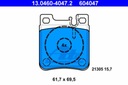 DISCS PADS ATE REAR MERCEDES CLASS E W210 300MM photo 3 - milautoparts-fr.ukrlive.com